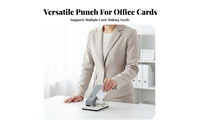 Access Card Slot Punch Lightweight Access Card Puncher Portable Identification Hole Puncher for Crafting, Events