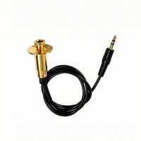 Wired Tailpin Cable Assembly Insulated Endpin Jack Connector Flexible Guitar Endpin Jack Metal