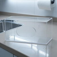 Plastic Glove Box Top Opening Household Storage Easy to Clean