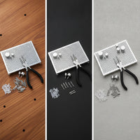 Wire Wrapping Board Beginner-Friendly Wire Wrapping Board with Pliers Jewelry Making Tool with Metal Pegs for Crafters