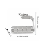 Wrist Training Handle with Bearing Anti-Slip Wrist Roller Handle Stainless Steel Forearm Exerciser for Athletes, Climbers, Home Gym