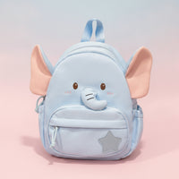 Cute Elephant Backpack Cartoon Animal Backpack Padded Bookbag Playful for Children, Toddlers, Teens, School, Day Trips, Travel