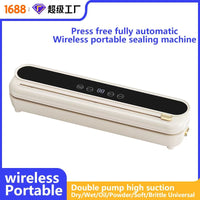 Mini Vacuum Sealer with Built-in Battery, Portable for Food Preservation