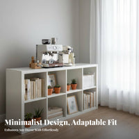 Cube Organizer Exposed Shelving Cube Storage Single-Piece Freestanding Customizable Design for Book Lovers, Students, Kid's Room