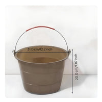 Durable plastic pail for storage