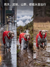 Waterproof Dog Raincoat with Hood for Large Dogs