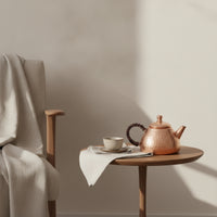 Hammered Copper Teapot Handcrafted Copper Kettle Elegant Hammered Kettle for Tea Lovers, Collectors