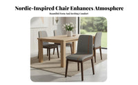 Upholstered Backrest Chair Modern Design Upholstered Side Chair Breathable