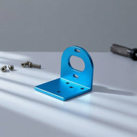 Motor Mounting Bracket Adjustable L-Shaped Motor Mount Metal L-Shaped Bracket for Hobbyists, RC Models, Robotics