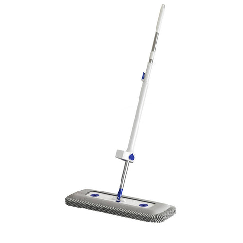 Chenille Flat Mop Reusable & Washable Pads Self Wringing Flat Mop Adjustable Handle for Hardwood Floors