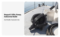 Heavy-Duty Bilge Pump with Mounting Feet