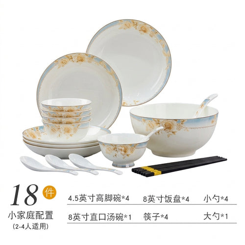 Youthful Bloom Bone China Dinnerware Set