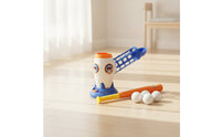 Baseball Launcher Outdoor Baseball Training Toy Pitching Machine for Beginners, Young Children, Backyard, Playroom