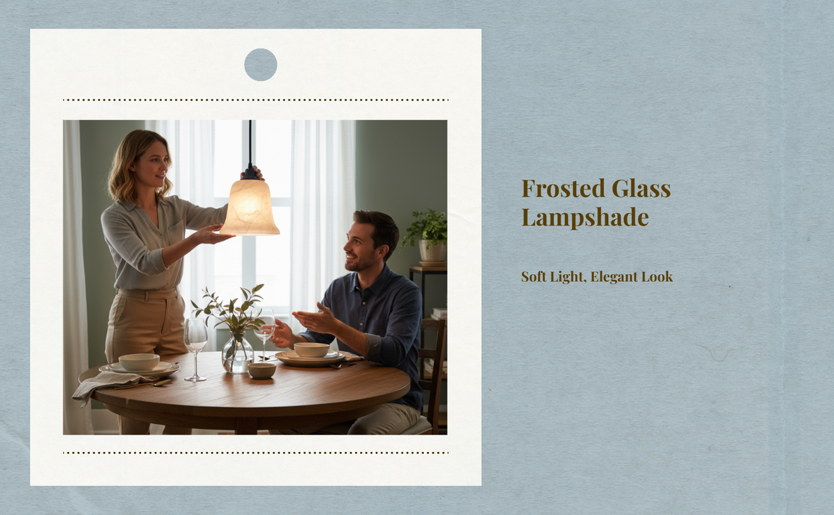 E27 frosted glass shade for rooms