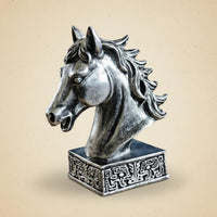 Resin Horse Head Sculpture Opening Gift House Decoration for Living Room