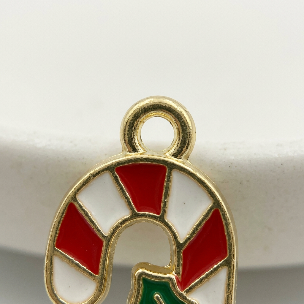 Christmas Snowflake Charm for Jewelry Making, Enamel Alloy Metal Pendant for Festive Craft Projects, Multiple Colors Available