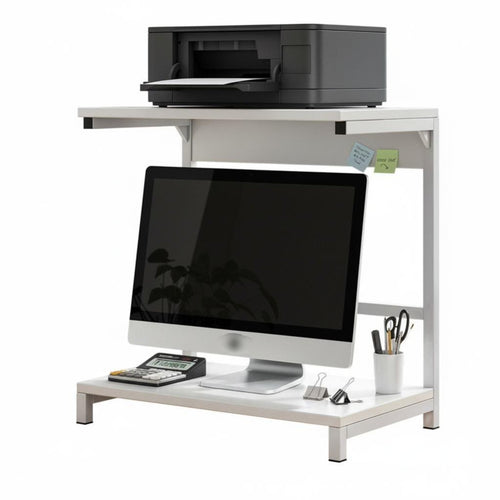 Computer Screen Riser with Storage Non-Slip Feet display Stand cord Management