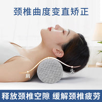 亚马逊圆柱形颈椎枕办公室记忆棉腰枕成人腿枕慢回弹侧睡护颈枕