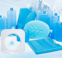 Ice Box Air Conditioner Fan Ice Crystal Box Cold Fan Blue Ice Box Ice Plate Express Freezing Fresh Keeping Ice Bag