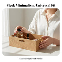 Rectangular Catchall Japanese-Inspired Design Wavy border Catchall Tray Multi-Purpose Space Saving for Homeowners, Entryway