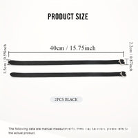 Genuine Leather Spur Straps with Metal Buckle, Model 008, for Equestrian Use