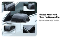 Electric Vehicle Series 3 Side Mirror Cover Fit over Side Mirror Cap Contoured Car Part Smooth