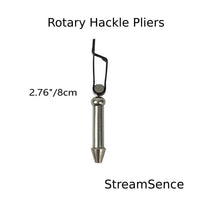 溪感新款旋转式羽毛钳夹子飞蝇钩绑制工具RotaryHacklePliers绑钩