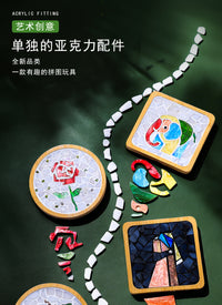 DIY Mosaic Coaster Craft Kit for Kids and Adults