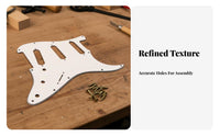 PVC Pickguard 3 Layer Durable Build Resists Wear for Daily Play