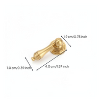 Sturdy brass handle, modern Chinese design drawer pull, cabinet door knob, resilient decorative hardware.