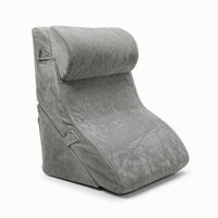 Wedge Pillow with Removable Cover Velvety Backrest Cushion Soft for Readers
