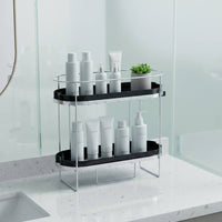 Over-the-Toilet Storage Rack Compact 2-Tier Bathroom Shelf Rustproof