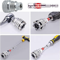 10-19mm Hex Magic Socket Cross-Border New Adjustable Multi-Function Conversion Magic Socket