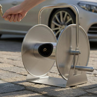 Stainless Steel Hose Reel Easy to Wind Yard Equipment for Car Wash