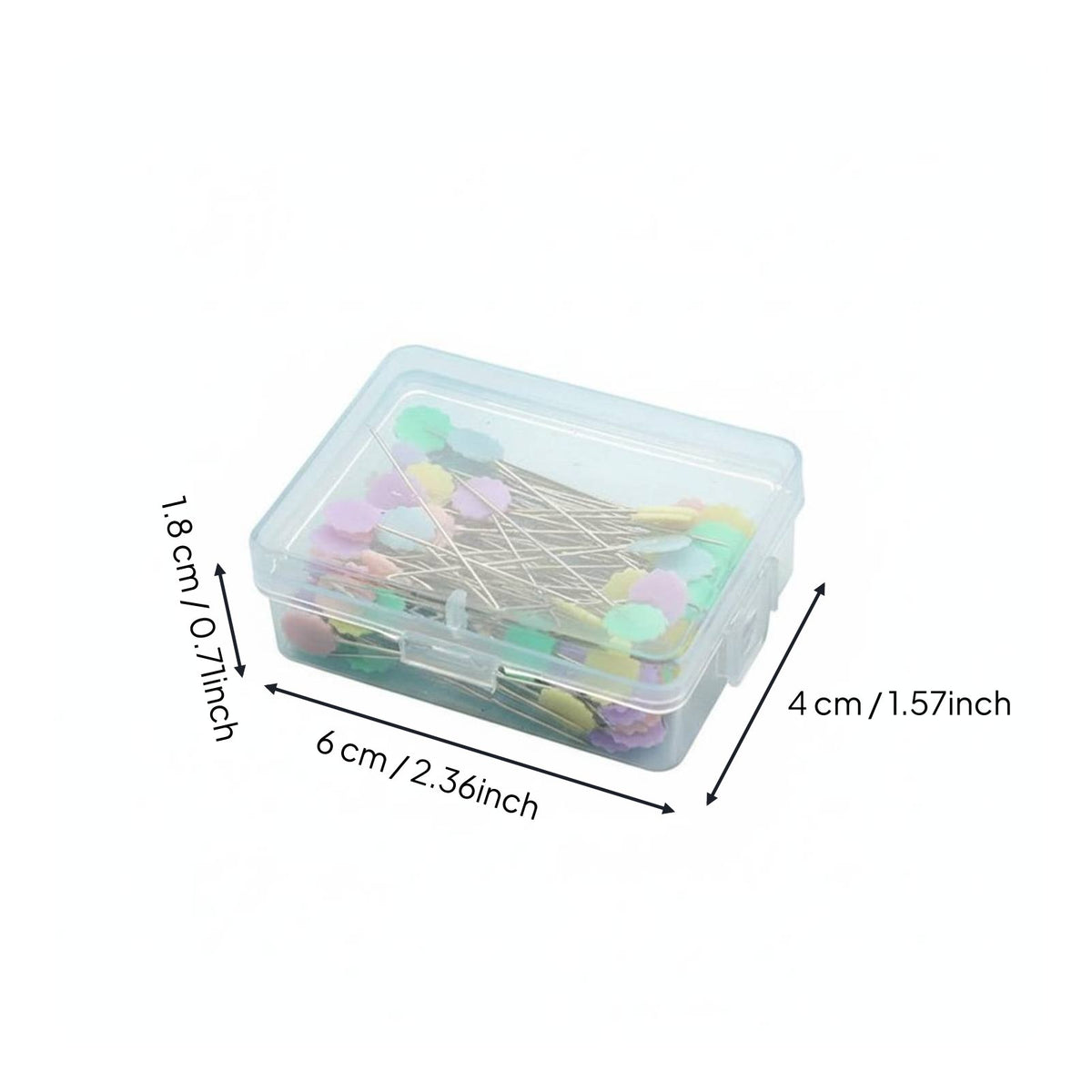 Textile Positioning Pins Multi-Color Decorative Head Pins for Crafters