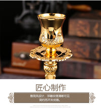 欧式时尚锌合金烛台轻奢复古高颜值烛台精美蜡烛台客厅桌面摆件
