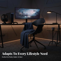 Sculptural Armchair Height Adjustable Desk Chair Easy Assembly for Young Adults