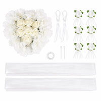 Wedding Car Garland White and Cream Event Decor Pollen Friendly for Brides