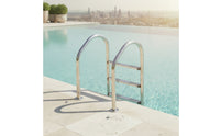 5-Step Pool Ladder Rust Resistant Swimming Pool Ladder with Handrail Easy to Install for Contractors, Backyard Pools