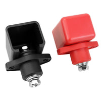 500A Diamond Red Black Battery Terminal with Mounting Screws Kit