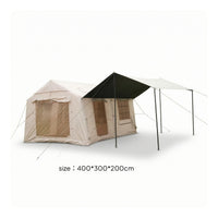 Spacious Inflatable Camping Tent Family Inflatable Cabin Tent Sunshade Shelter Long-Lasting for Campers