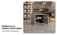 Single-Door Locker Lockable Single Door Locker Rust-Proof for School, Homeowners