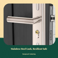 Stainless steel privacy lock