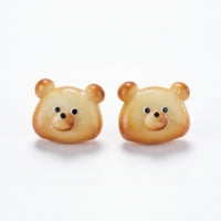 Little Bear Stud Earrings Cute Bear Stud Earrings Fun for Teens