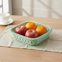 Desktop Storage Basket Lightweight Organizer Rustic Design for Desk