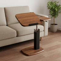Rolling Bedside Laptop Rotating desk° Rotating Top Adjustable C-Table Gas Lift