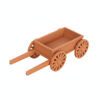 PLA Material 1:12 Scale Handcart Dollhouse Wheelbarrow Model Miniature Farm Wagon for Hobbyists, Collectors, Sand Table