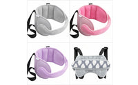 Adjustable Car Seat Head Support Strap Padded Sleeping Head Support with Strap Soft and Fluffy for Toddlers