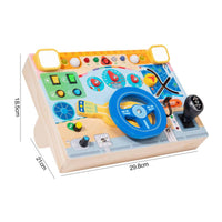 Electronic Steering Wheel Toy Screen-Non-Screen Simulation Driving Board