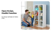 Freestanding Sectional Cube Organizer Openrear Construction Storage Cabinet Multi-Functional Use shelving unit DIY Customizable for Children, Homeowners, Kids' Room, Playroom, Bedroom, Office